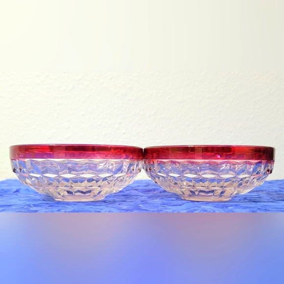 Vintage Whitehall Ruby Flash Crystal - Picture 2 of 7